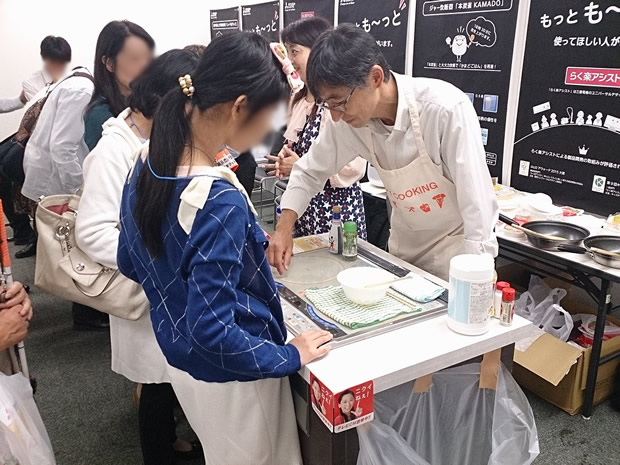 三菱電機ブースの様子