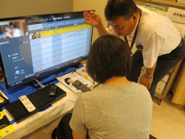 写真：パナソニックブース体験会の様子