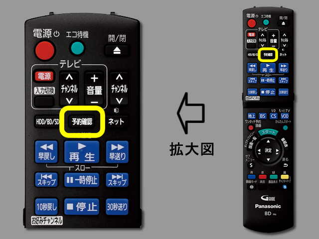 手順②　予約確認ボタンの位置