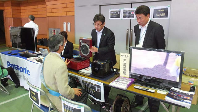 三菱電機　商品紹介風景
