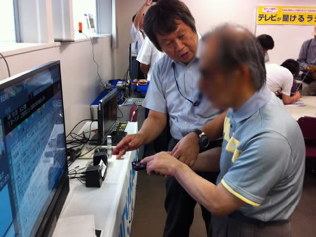 三菱電機　商品紹介風景