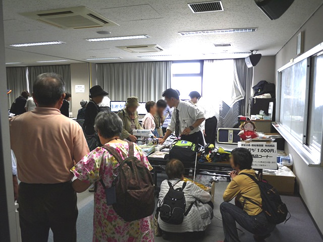 第３回神奈川県視覚障害者総合福祉機器展の会場風景