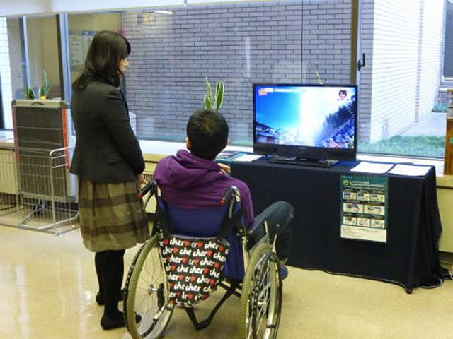 三菱電機　商品紹介風景